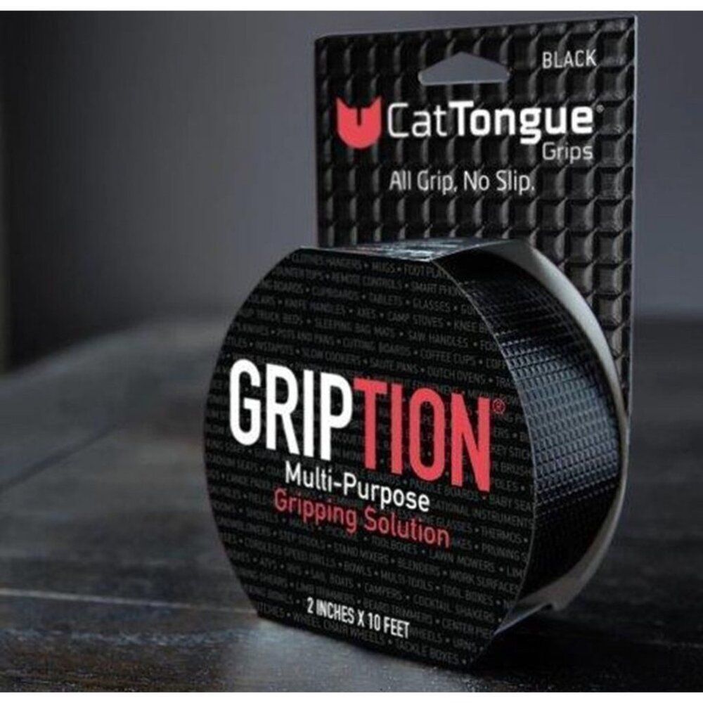 Cat Tongue Gription Multi-Purpose Black 2”